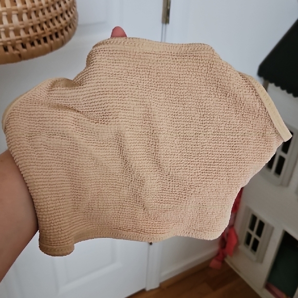 Kids Tan Bikini Top And Bottoms - Picture 6 of 7